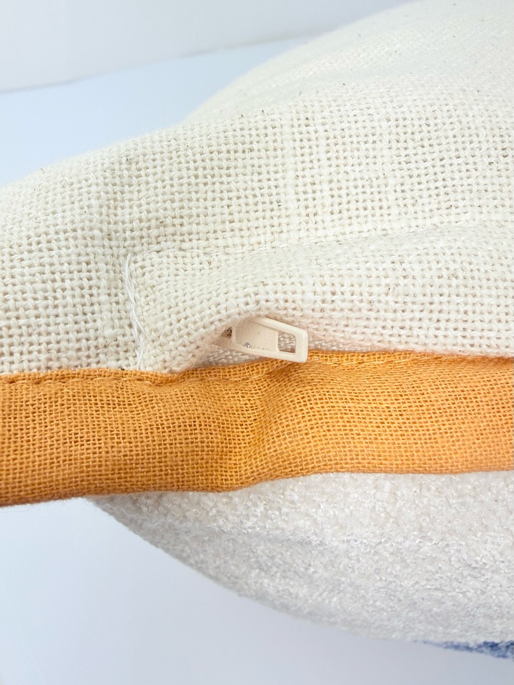 Artelier Nicole Miller Orange Cream Pumpkin Print Soft Woven Long Accent Pillow - Picture 7 of 12